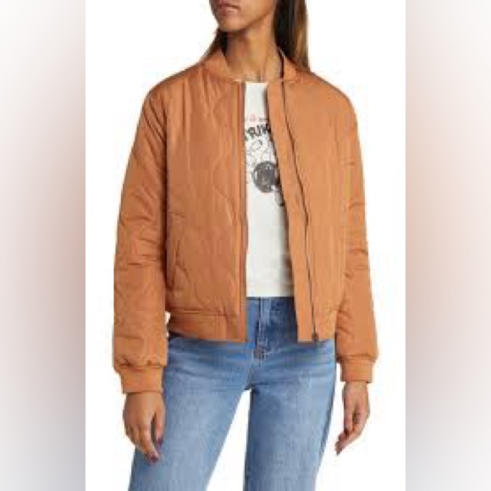 Thread & Supply Tan Bomber Jacket